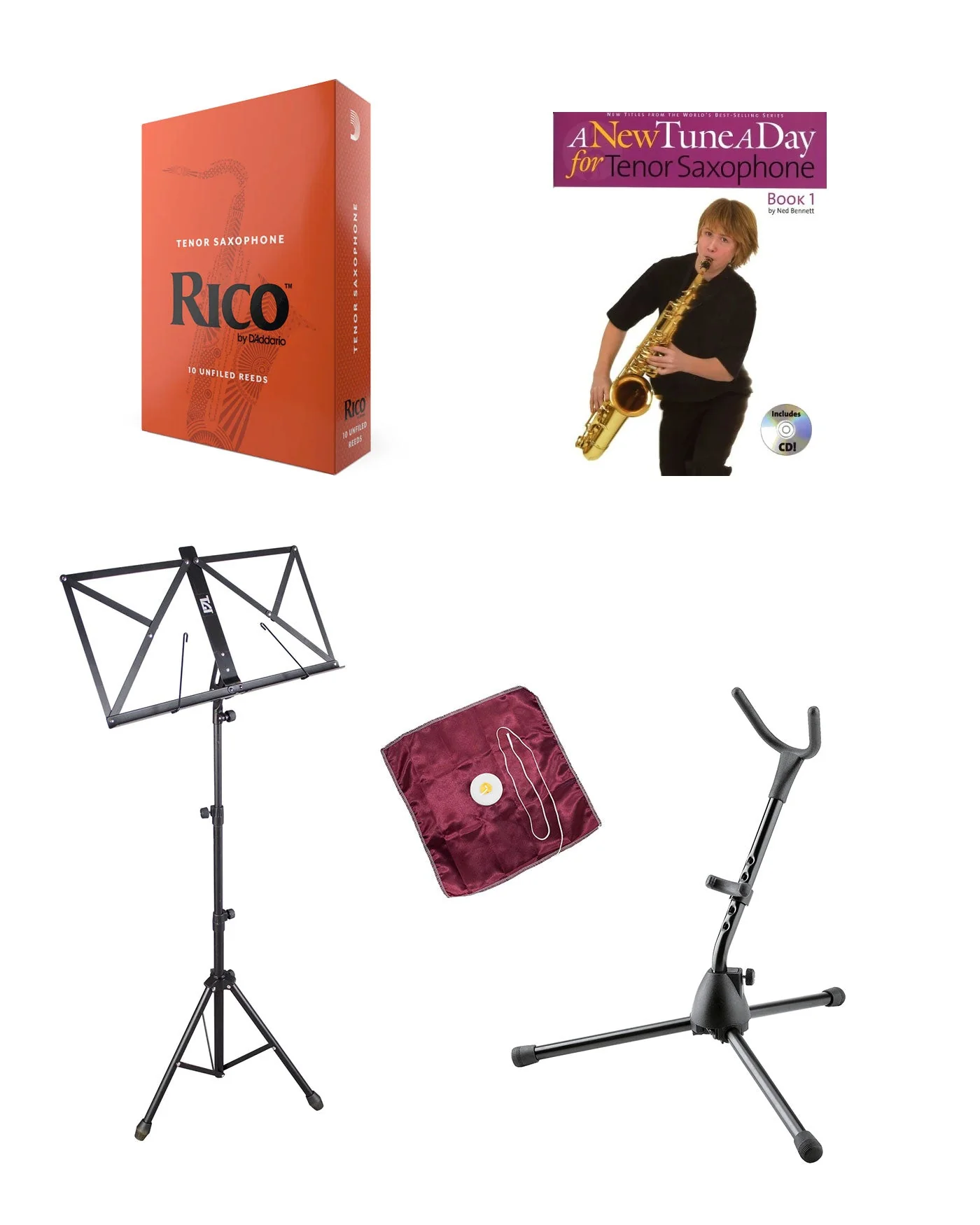 Beginner Accessory Bundle for Tenor Saxophone