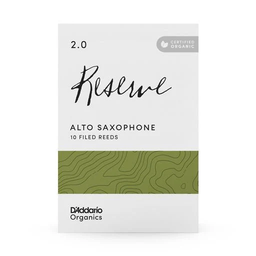 D'Addario Organic Reserve - Alto Saxophone Reeds - Box of 10