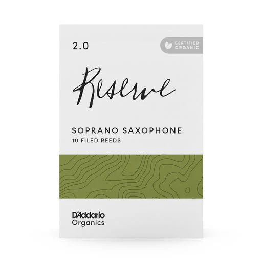 D'Addario Organic Reserve - Soprano Saxophone Reeds - Box of 10
