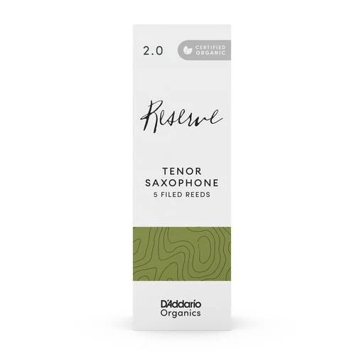 D'Addario Organic Reserve - Tenor Saxophone Reeds - Box of 5