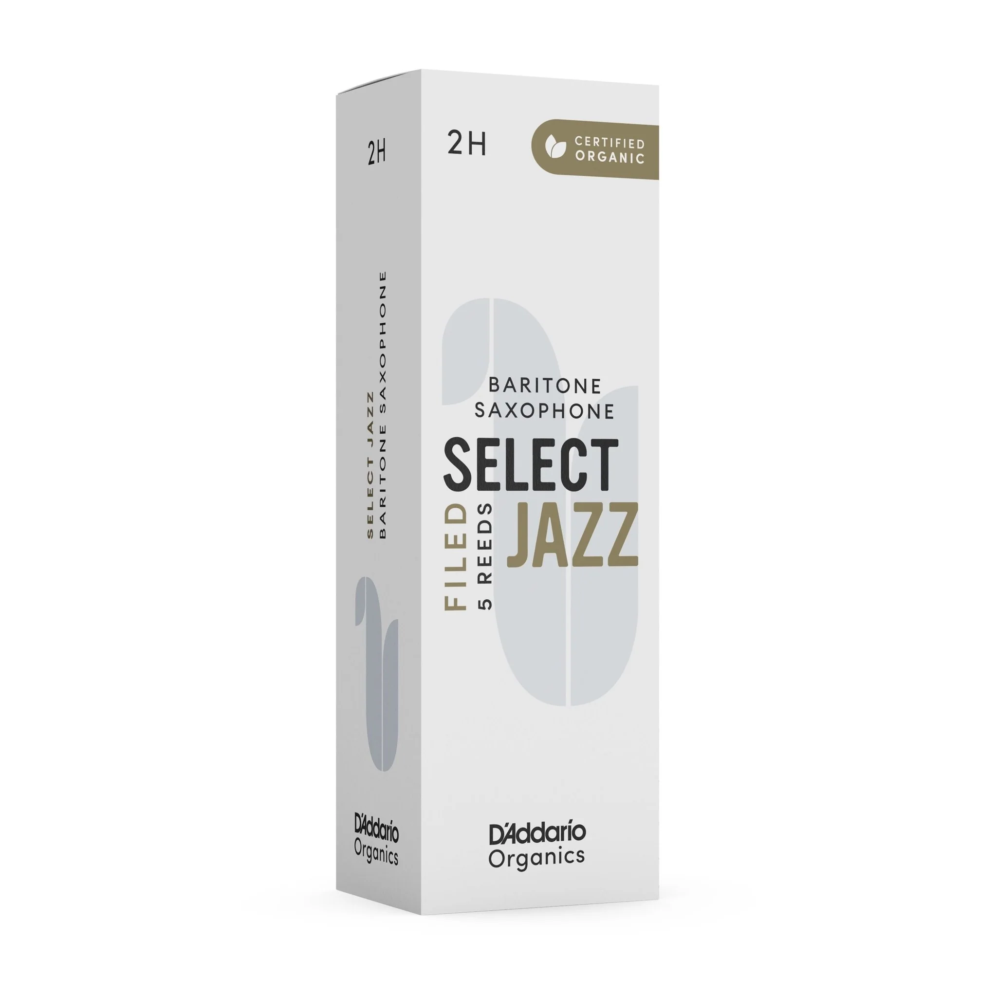 D'Addario Organic Select Jazz - Baritone Saxophone Reeds - Box of 5 - Image 3
