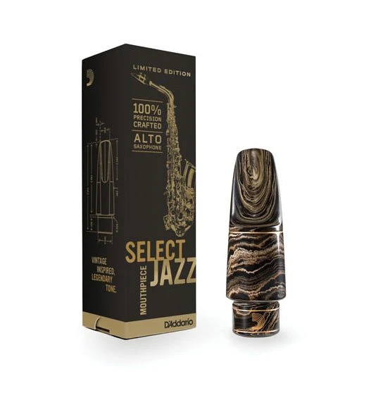D'Addario Select Jazz Limited Edition Sandstone Marble Alto Saxophone Mouthpiece - Image 2