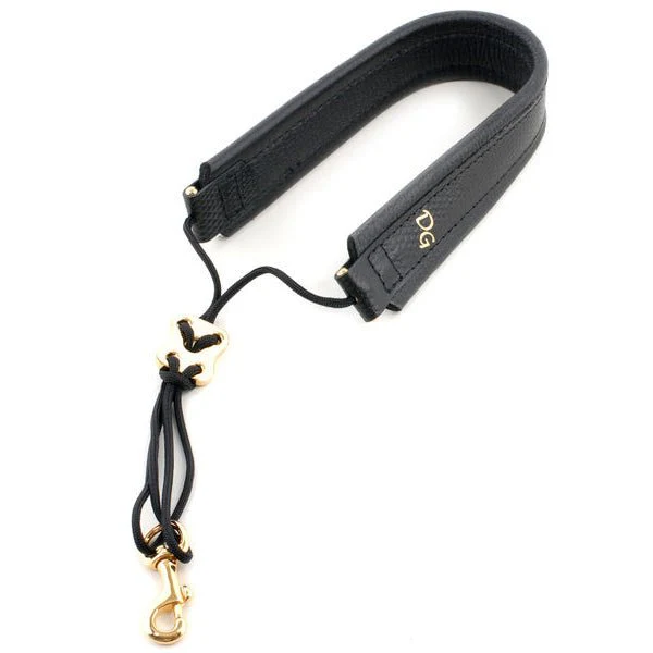 Dave Guardala Neck Strap for Alto + Tenor - Black - Gold Plated Hook