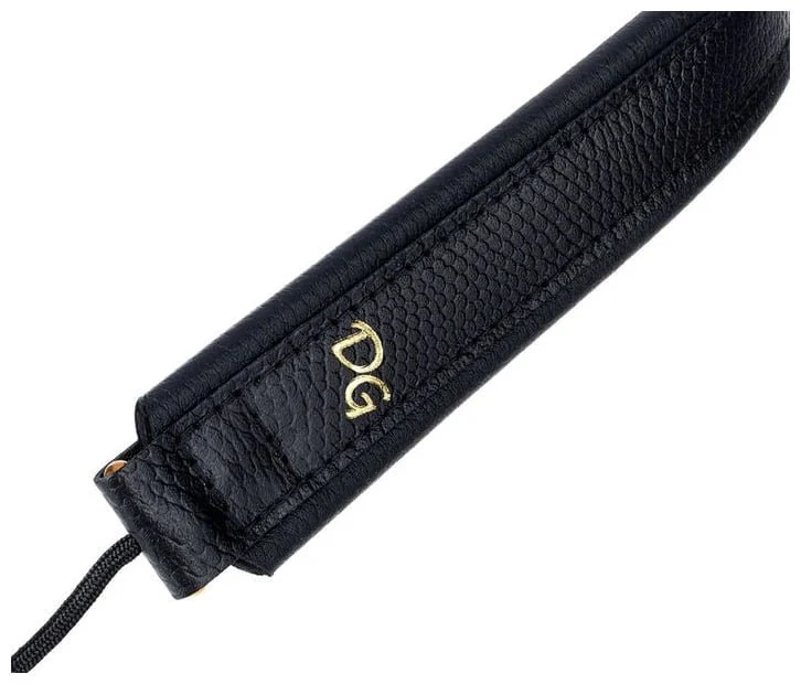 Dave Guardala Neck Strap for Alto + Tenor - Black - Gold Plated Hook - Image 2