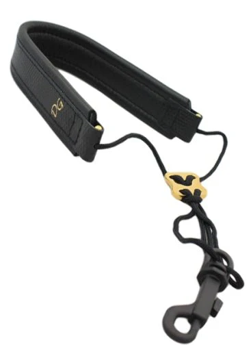 Dave Guardala Neck Strap for Alto + Tenor - Black - Plastic Hook