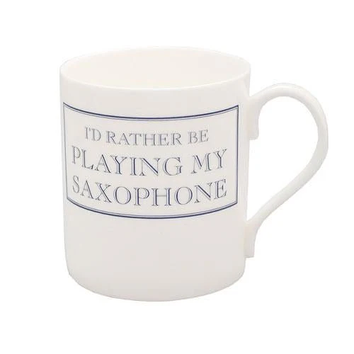 I'd rather be playing my saxophone Mug - Large