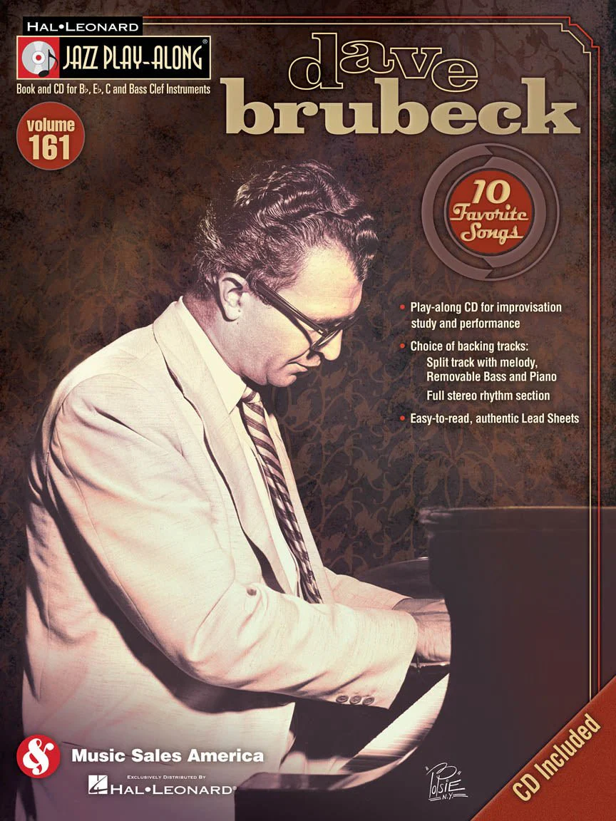 Jazz Play Along Volume 161:Dave Brubeck - 10 Favourite Songs