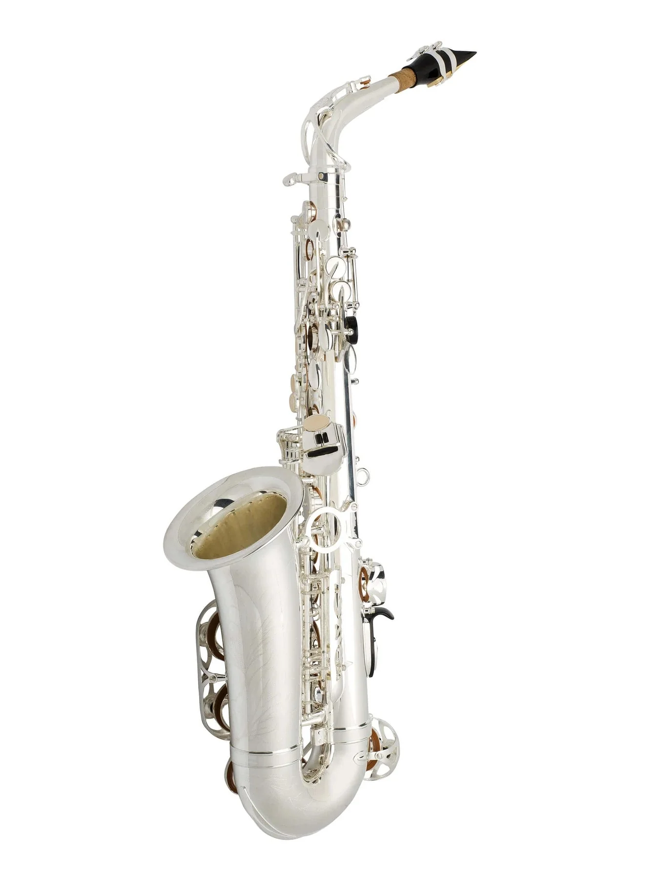 Jean Paul USA AS-400S Alto Saxophone - Silver Plated - Image 2