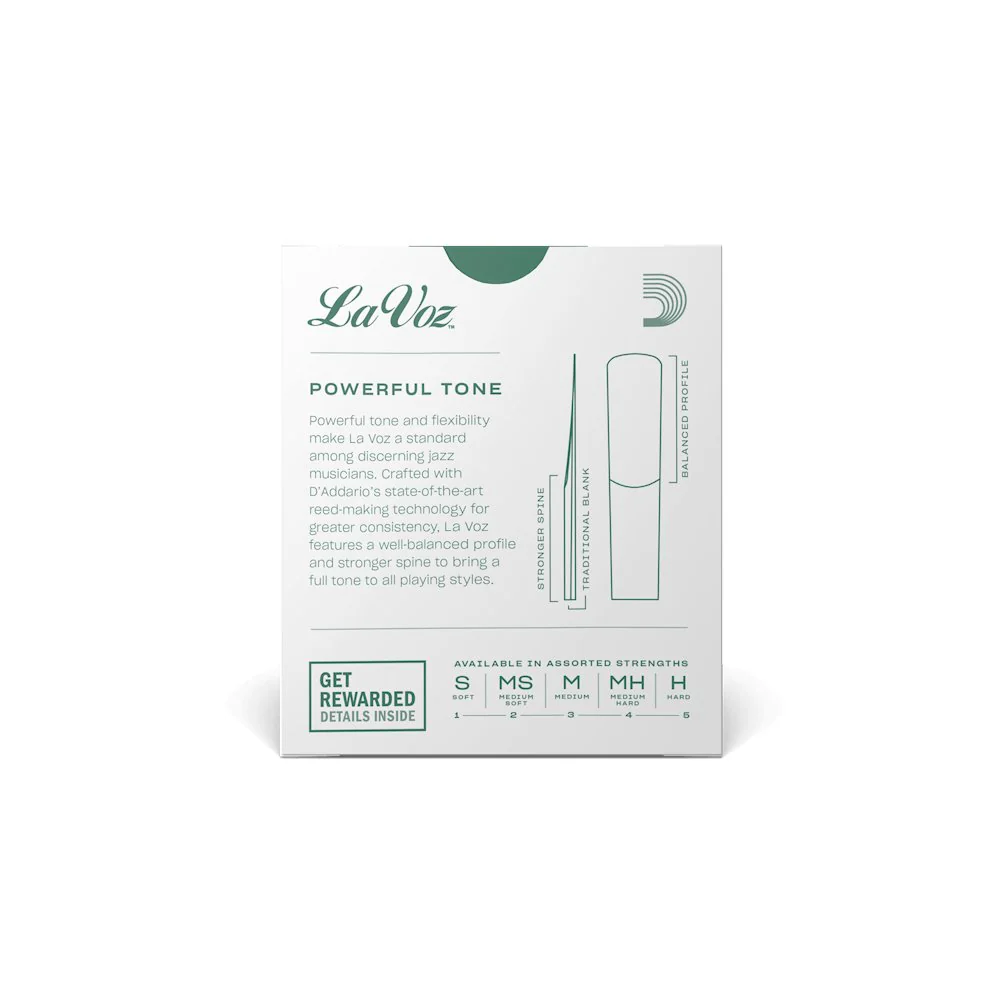 La Voz - Alto Saxophone Reeds - Box of 10 - Image 3