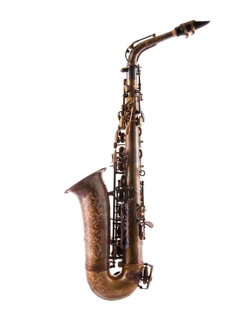 Leblanc LAS711AB Premiere Alto Saxophone - Aged Brass - Image 3