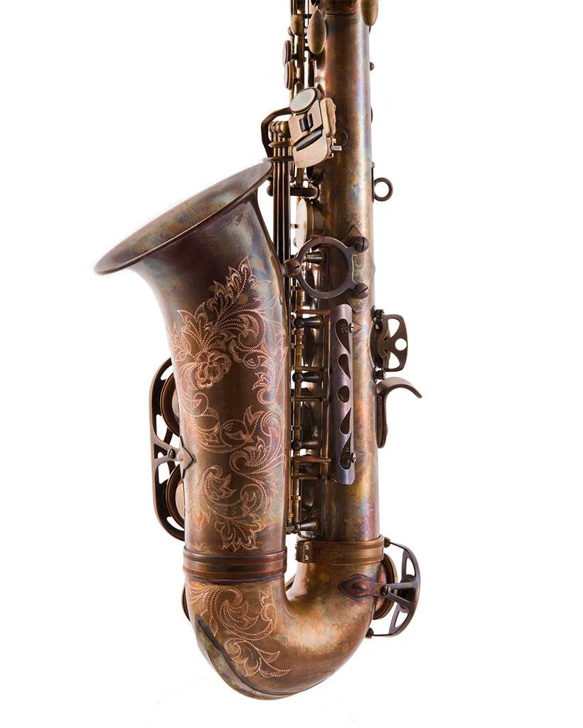 Leblanc LAS711AB Premiere Alto Saxophone - Aged Brass - Image 4