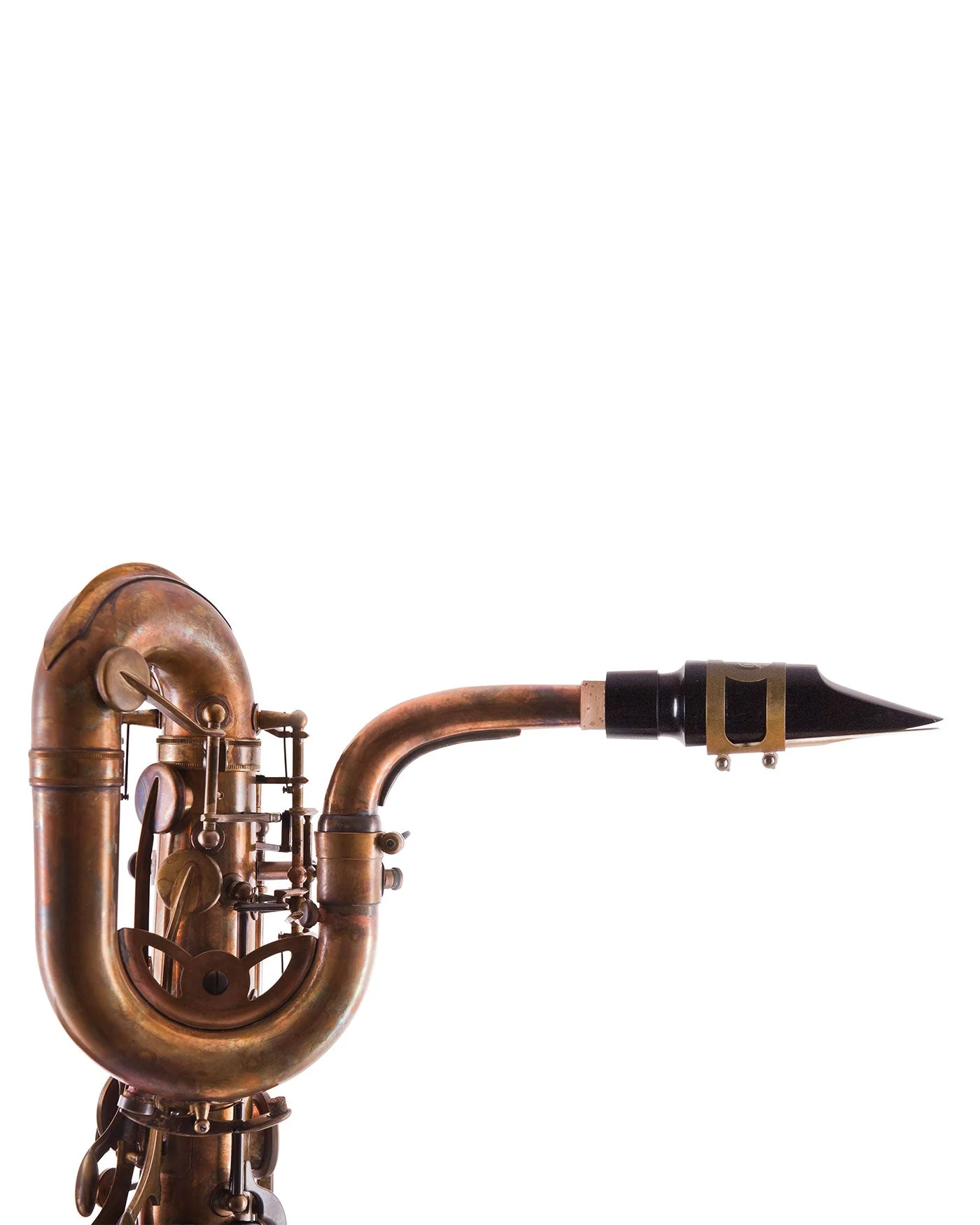 Leblanc LBS711AB Premiere Baritone Saxophone - Aged Brass - Image 3