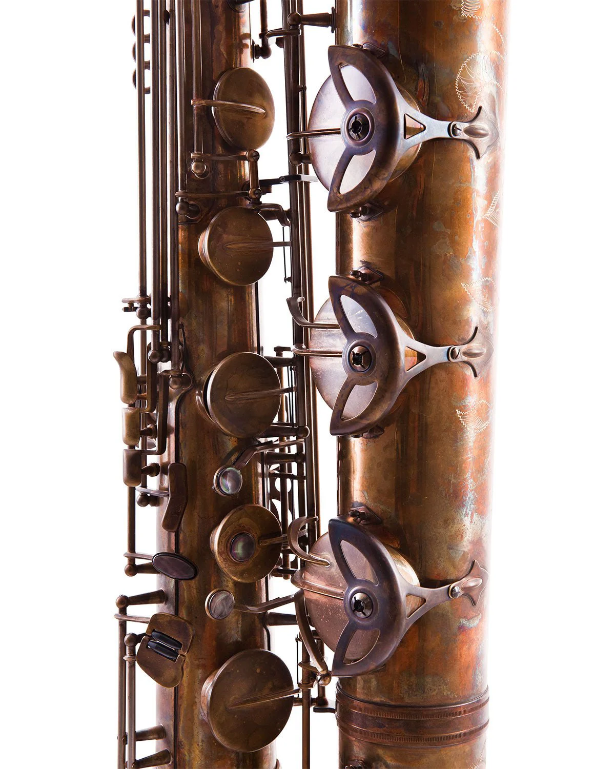Leblanc LBS711AB Premiere Baritone Saxophone - Aged Brass - Image 4