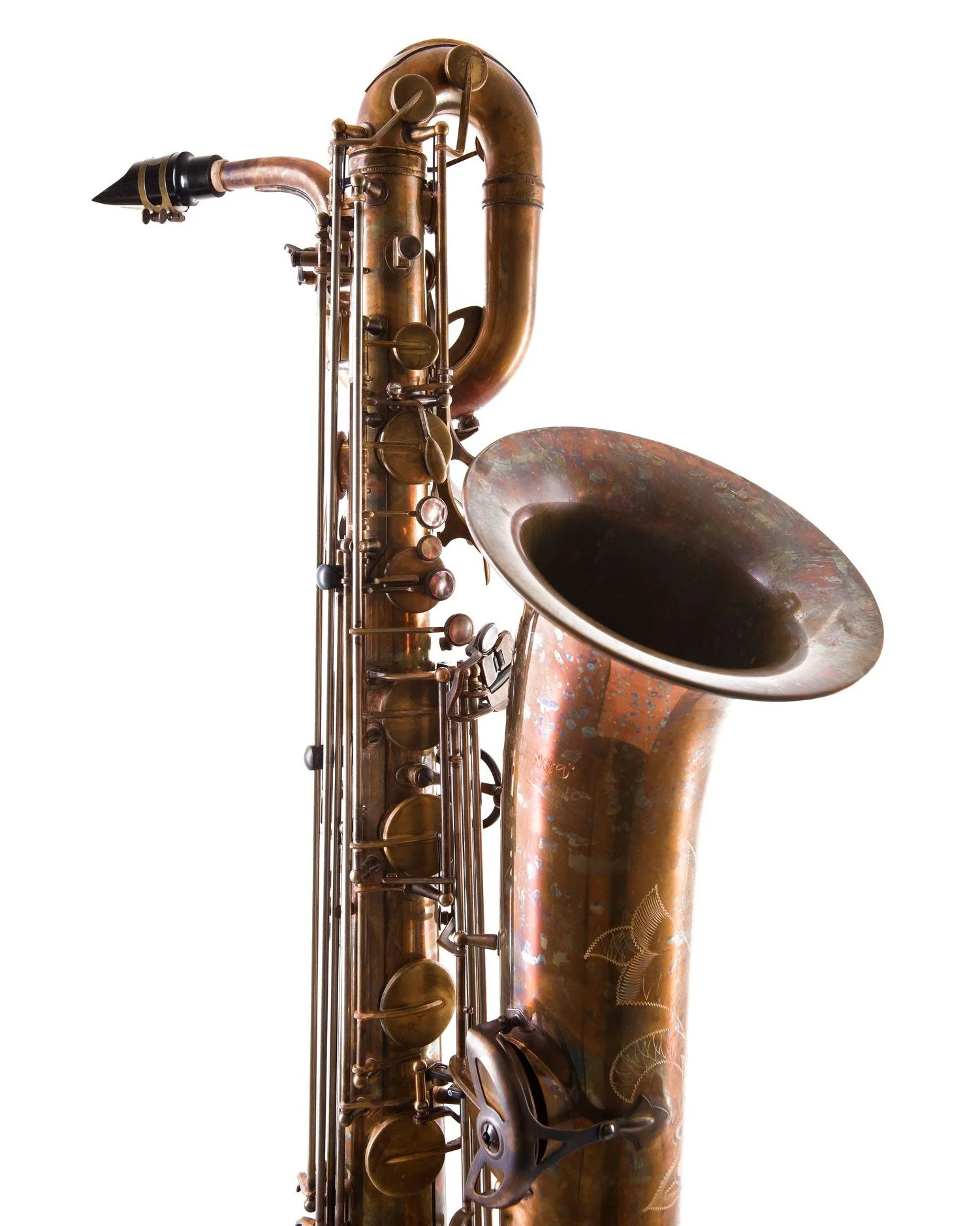 Leblanc LBS711AB Premiere Baritone Saxophone - Aged Brass - Image 5