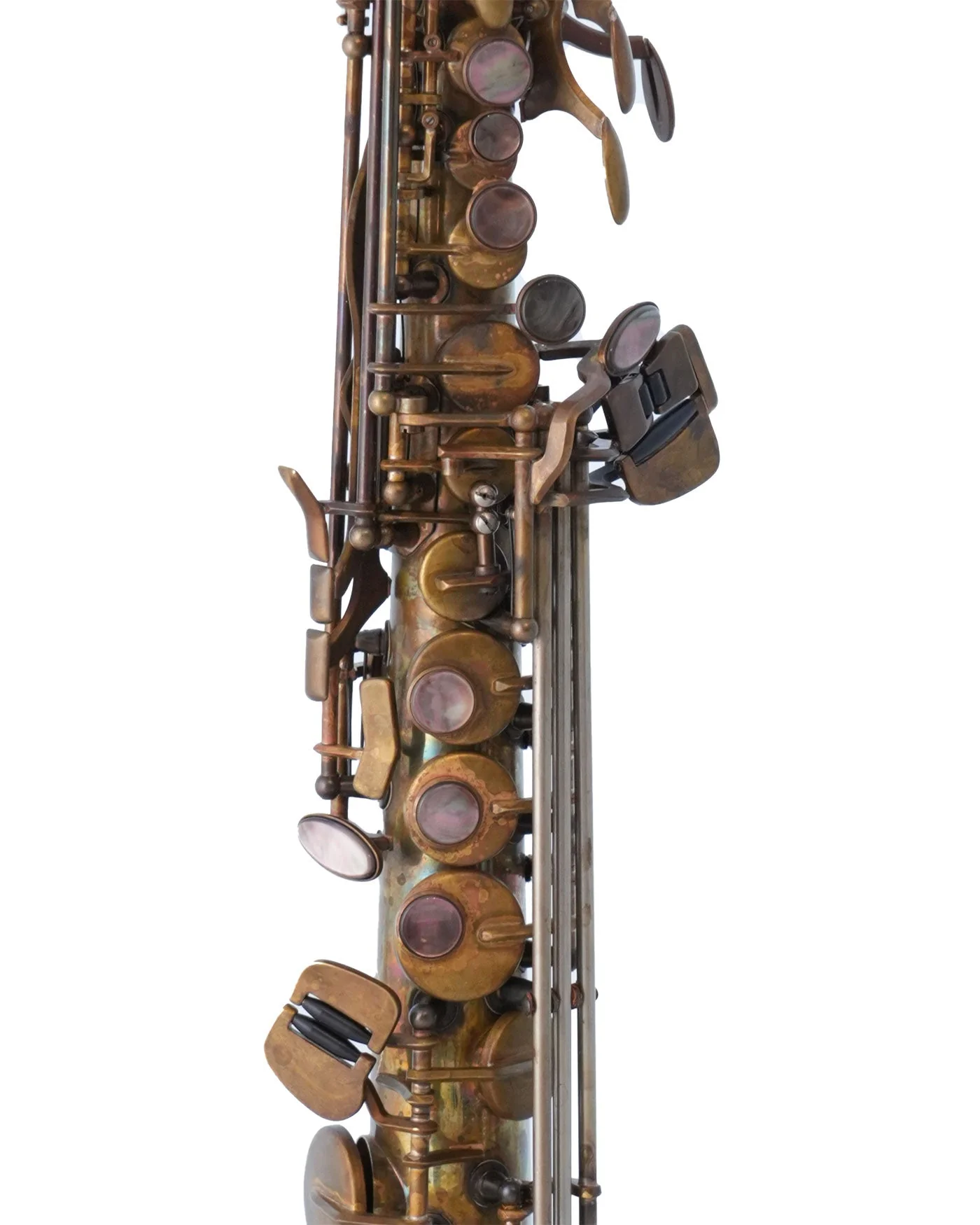 Leblanc LSS711AB Premiere Soprano Saxophone - Aged Brass - Image 4