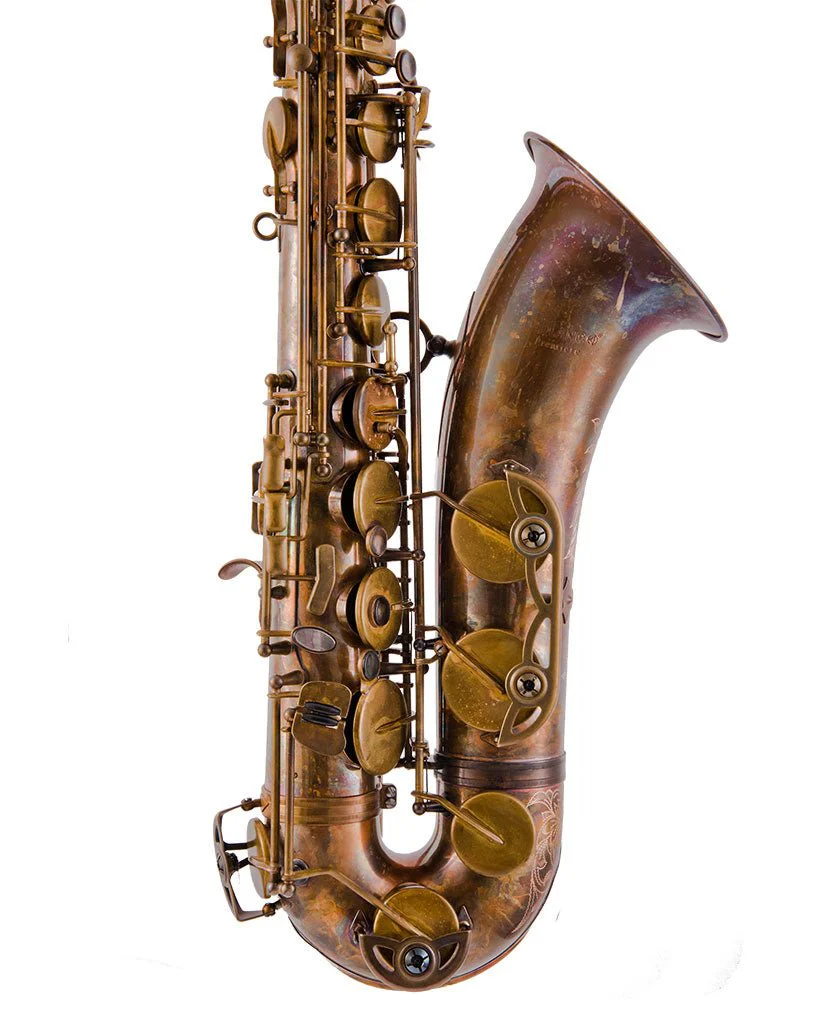 Leblanc LTS711AB Premiere Tenor Saxophone - Aged Brass - Image 3