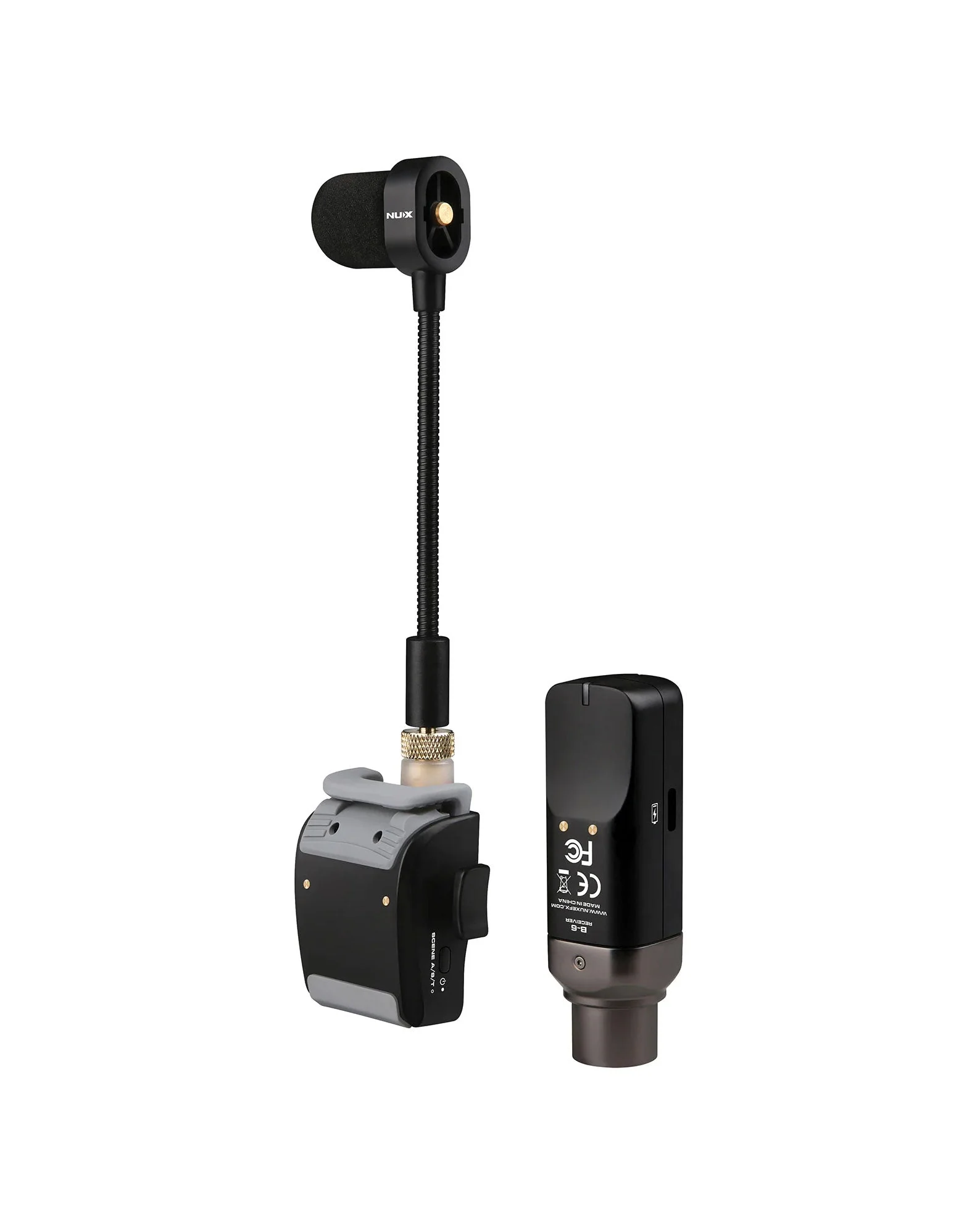 NU-X B-6 Wireless Saxophone Microphone System 2.4GHz - Image 7