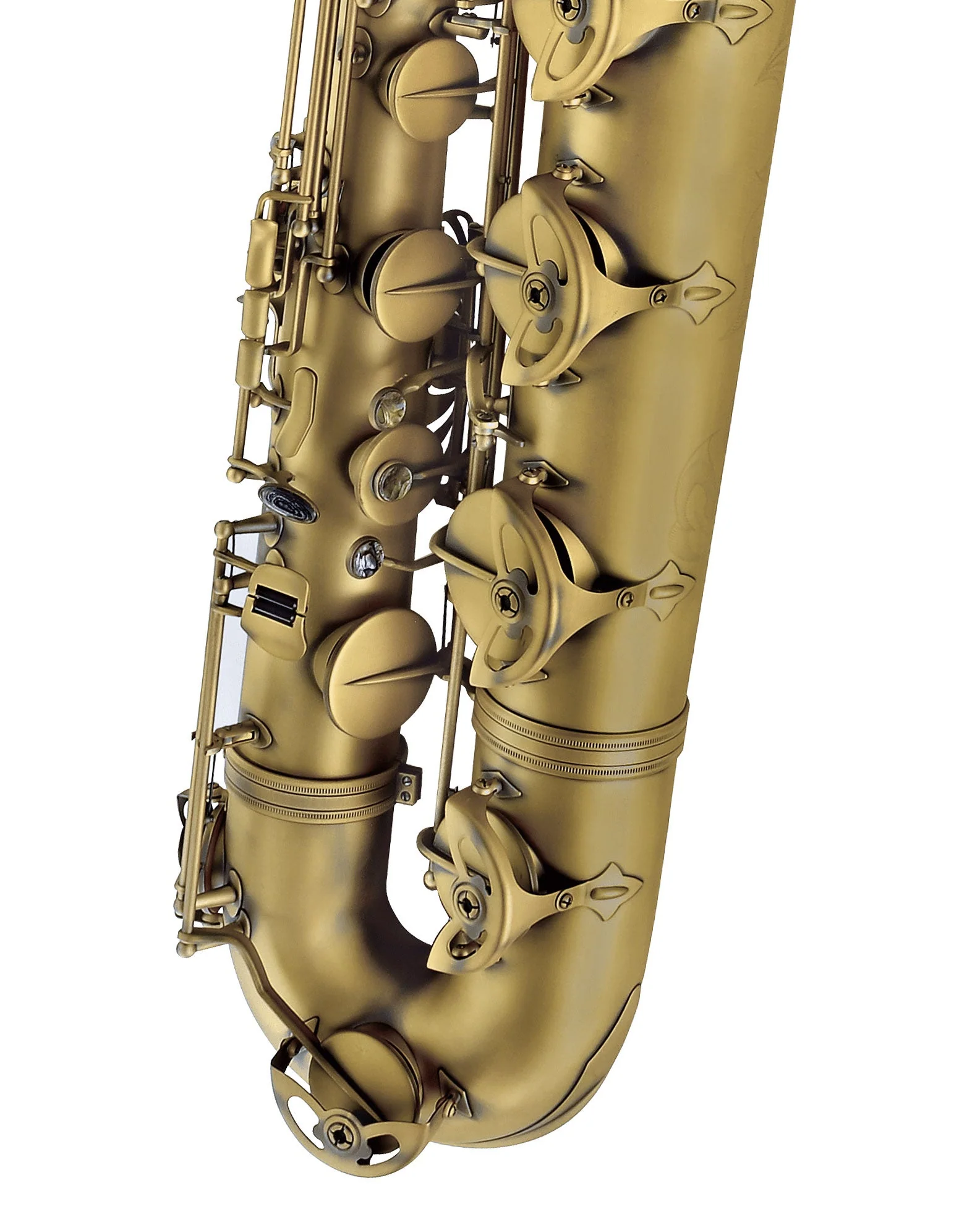 P Mauriat PMB-300 DK Low A Baritone Saxophone - Vintage Finish - Image 3