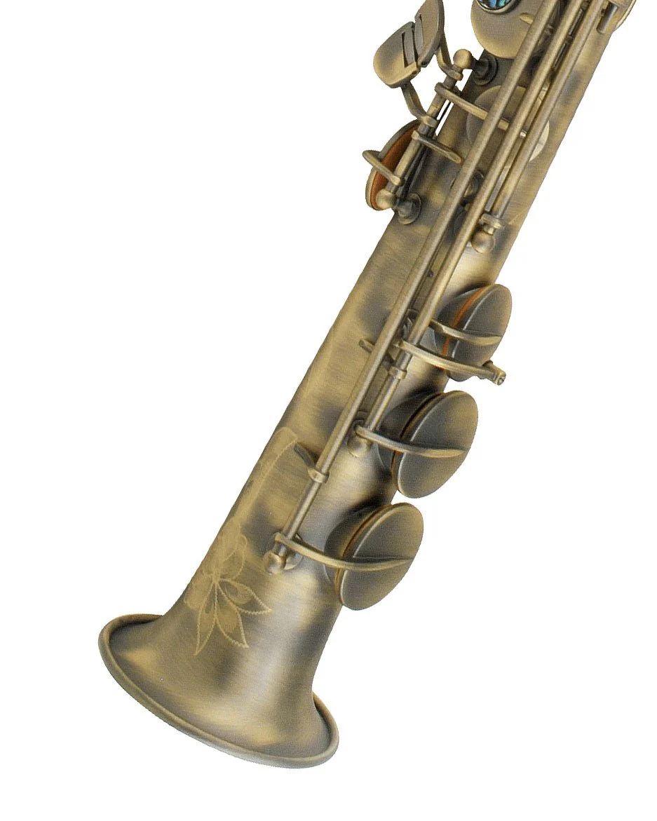 P Mauriat System 76 DK II Straight Soprano Saxophone - Vintage Finish - Image 3