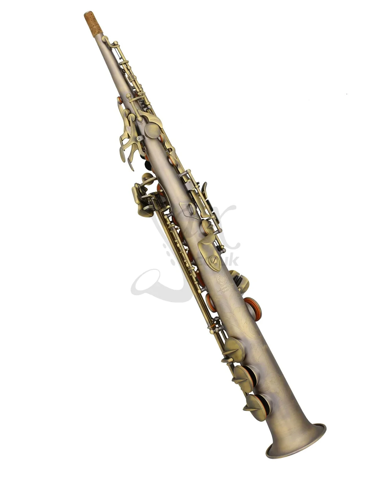 P Mauriat System 76 DK II Straight Soprano Saxophone - Vintage Finish - Image 4