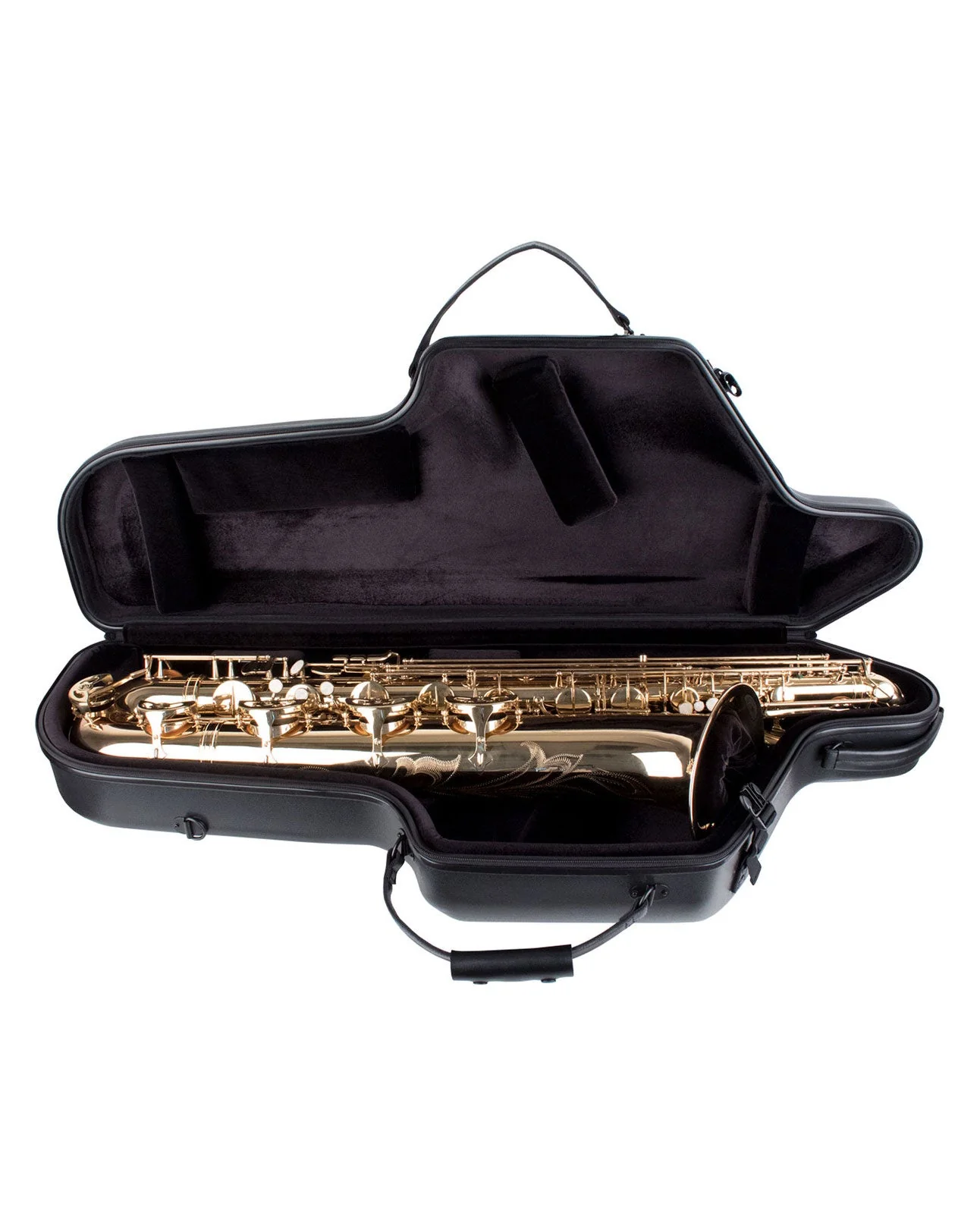 Protec BLT311CT Contoured Baritone Sax ABS Shell Case - Black - Image 4