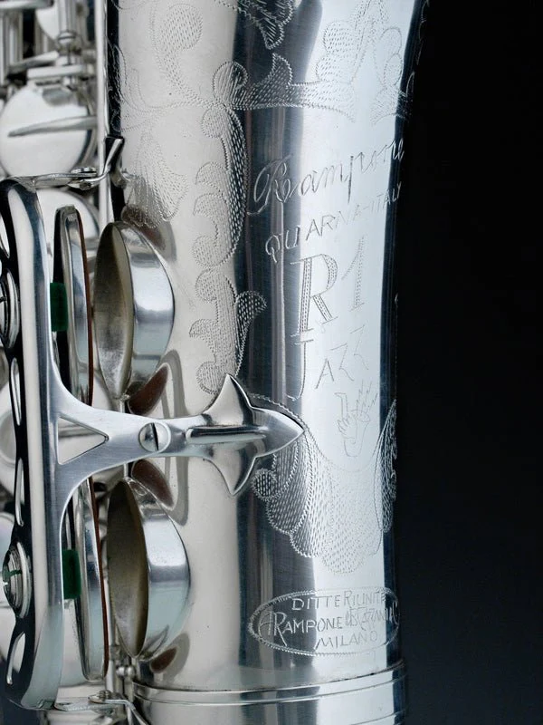 Rampone & Cazzani R1 Jazz Alto Saxophone - Silver Plated - Image 7