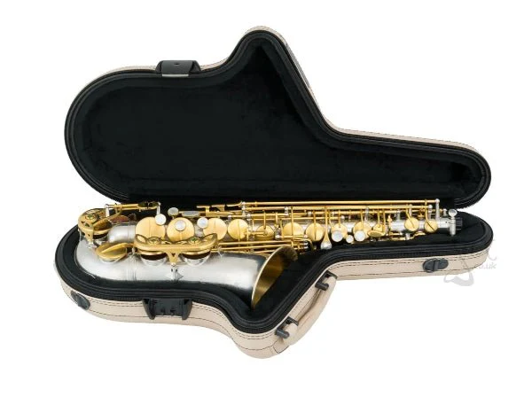 Rampone & Cazzani R1 Jazz Alto Saxophone - Silver Plated with Gold Plated keys and inner bell - Image 4
