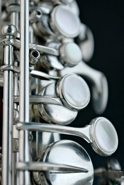 Rampone & Cazzani R1 Jazz Curved Soprano Saxophone - Solid Silver - Image 4