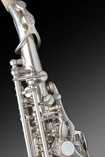 Rampone & Cazzani R1 Jazz Curved Soprano Saxophone - Solid Silver - Image 5