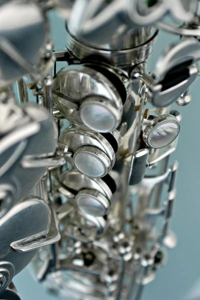 Rampone & Cazzani R1 Jazz Curved Soprano Saxophone - Solid Silver - Image 6