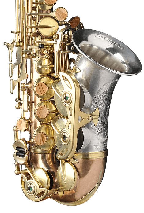 Rampone & Cazzani R1 Jazz Curved Soprano Saxophone - Two Voices - Solid Silver/Bronze