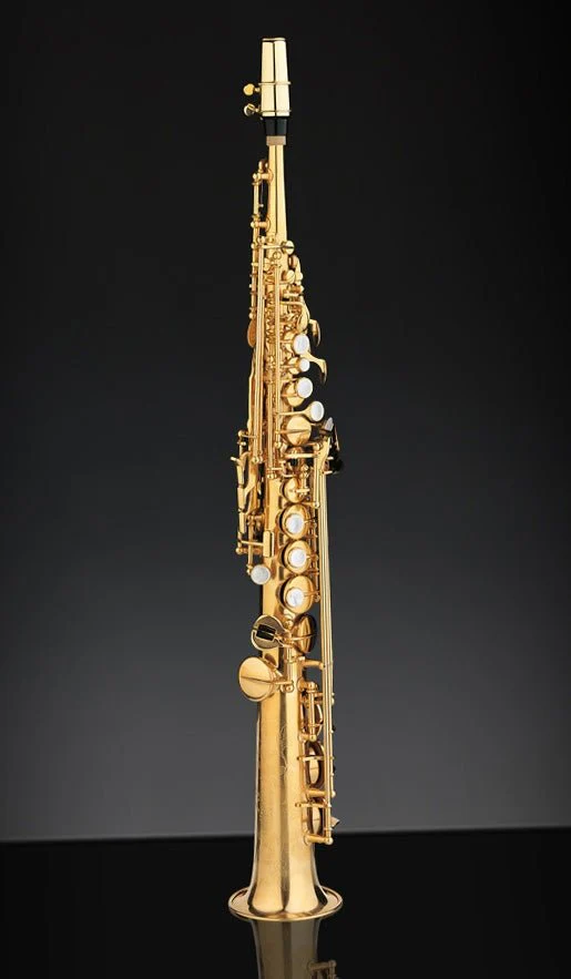 Rampone & Cazzani R1 Jazz Straight Soprano Saxophone - Gold Plated