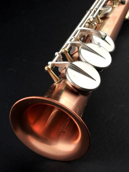 Rampone & Cazzani R1 Jazz Straight Soprano Saxophone - Copper - Image 3