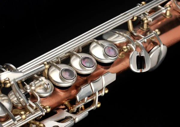 Rampone & Cazzani R1 Jazz Straight Soprano Saxophone - Copper - Image 4