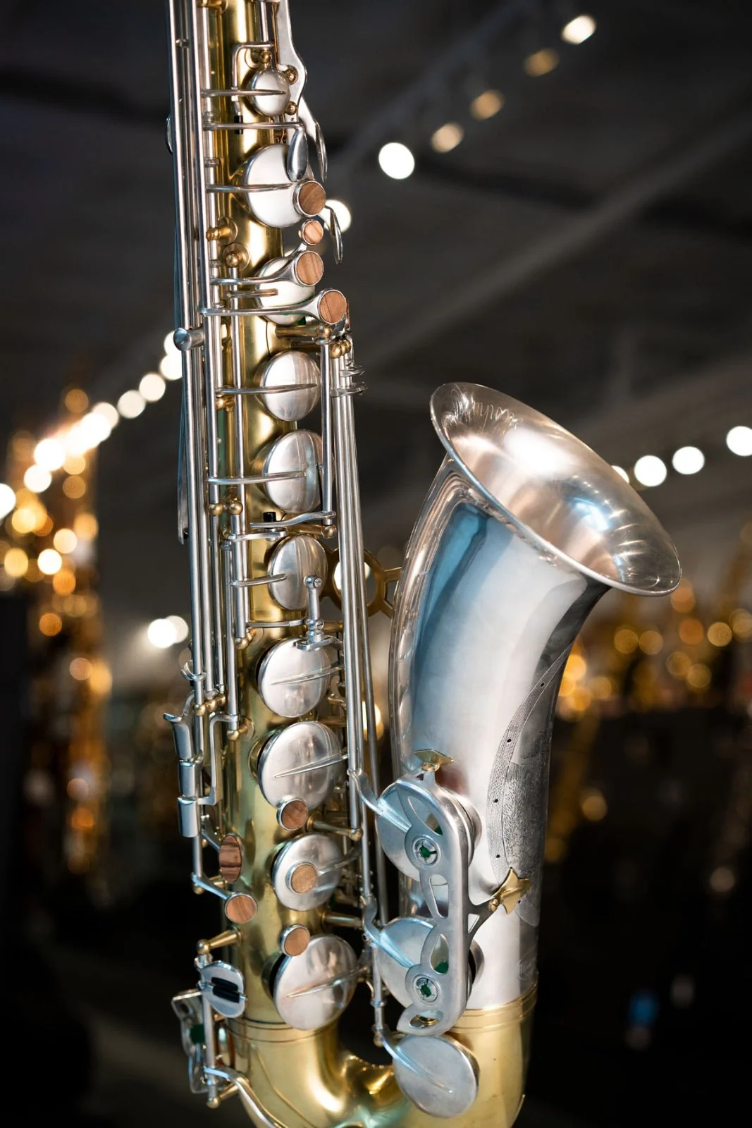 Rampone & Cazzani R1 Jazz Tenor Saxophone - Two Voices - Silver / Brass - Image 2