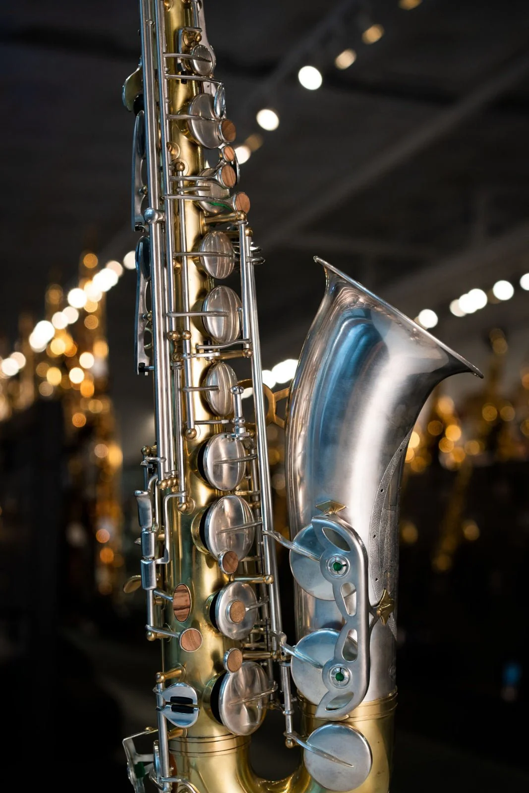 Rampone & Cazzani R1 Jazz Tenor Saxophone - Two Voices - Silver / Brass - Image 4