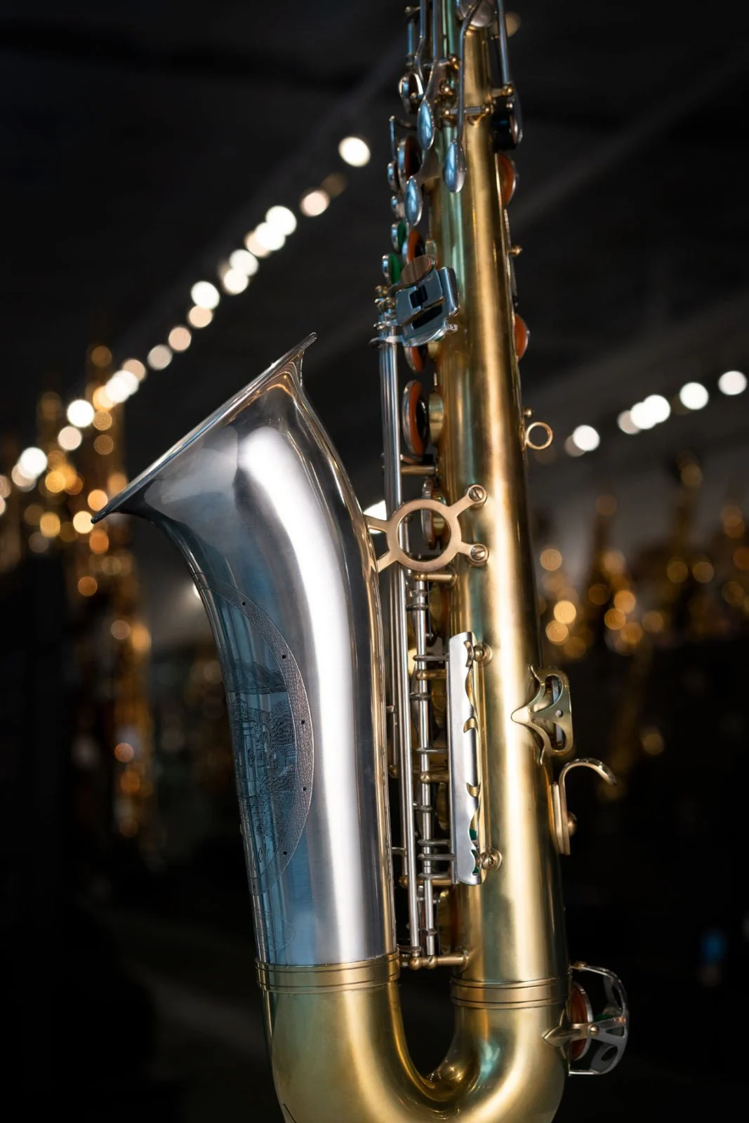 Rampone & Cazzani R1 Jazz Tenor Saxophone - Two Voices - Silver / Brass - Image 5