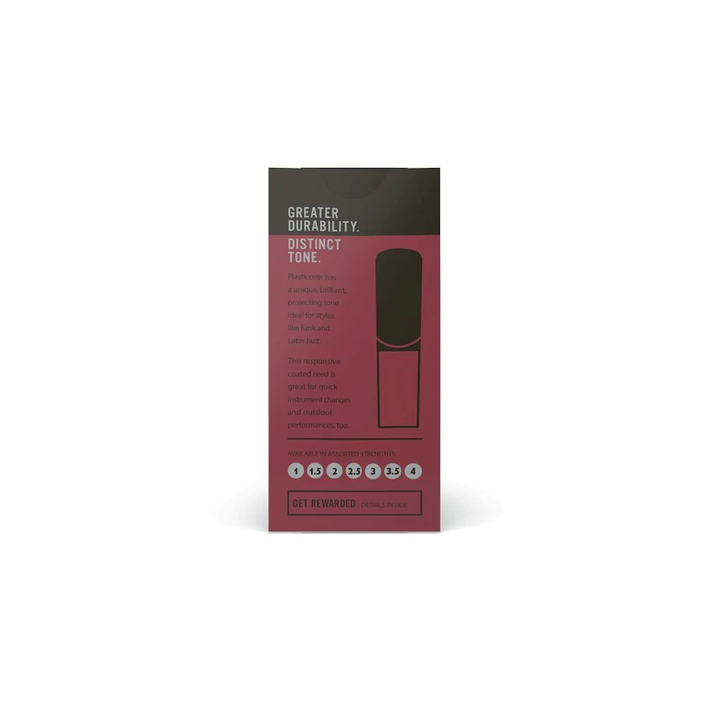Plasticover by D'Addario - Alto Saxophone Reeds - Box of 5 - Image 3