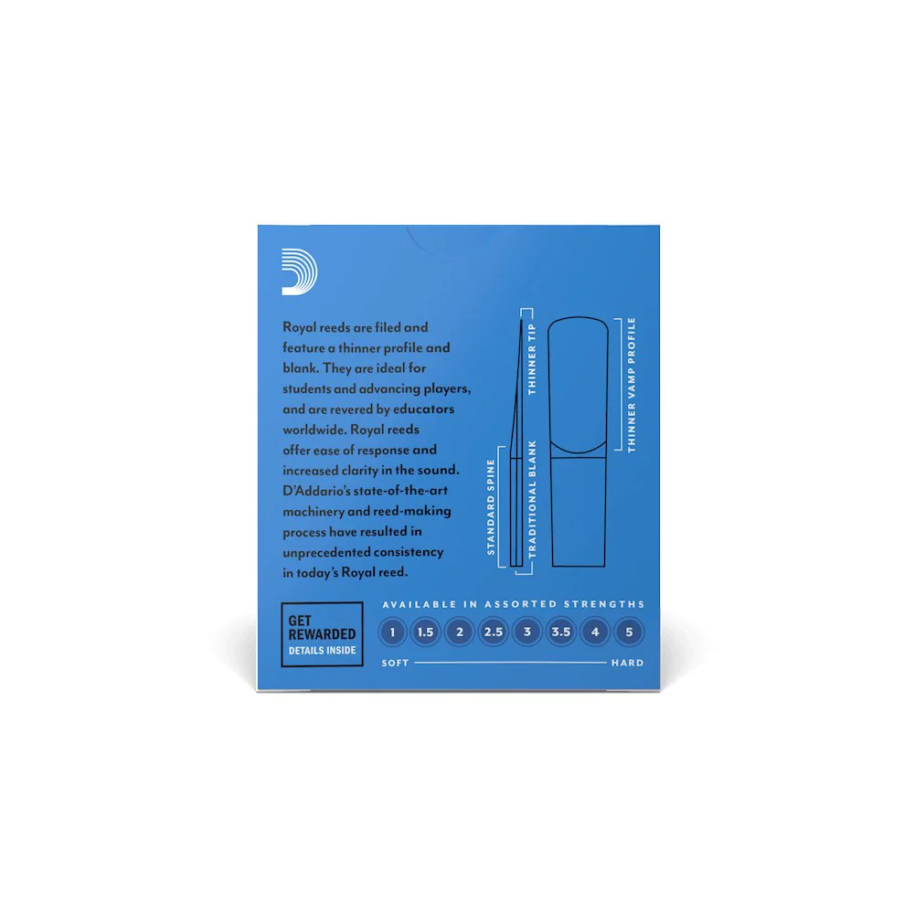 Royal by D'Addario - Alto Saxophone Reeds - Box of 10 - Image 3