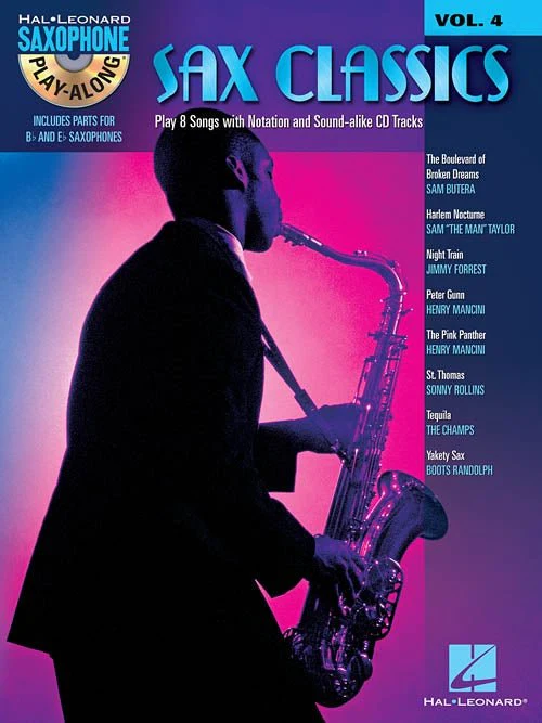 Sax Classics - Hal Leonard Saxophone Play-Along Volume 4