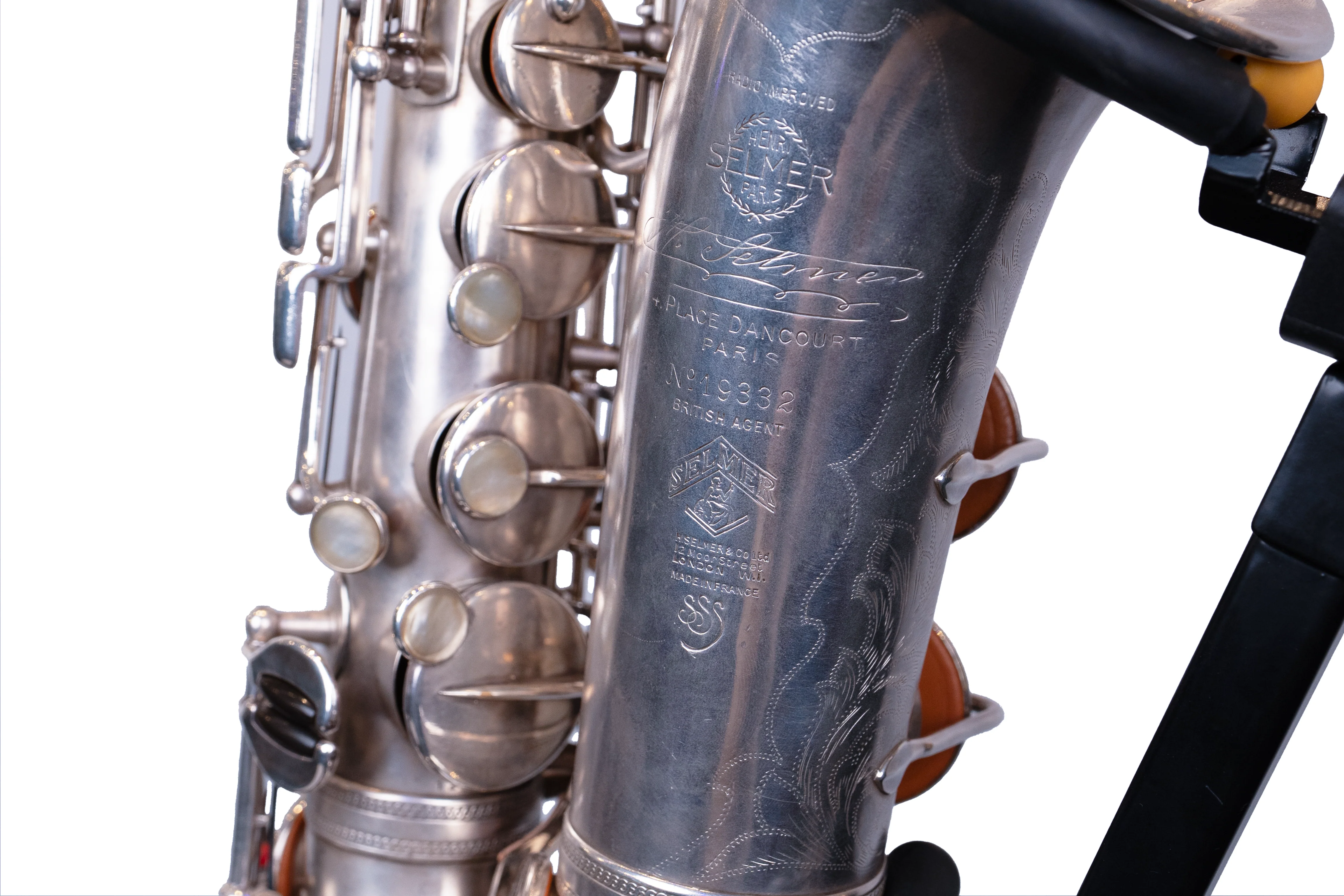 Selmer Paris Radio Improved Alto - Silver Plated (1934) - Image 6