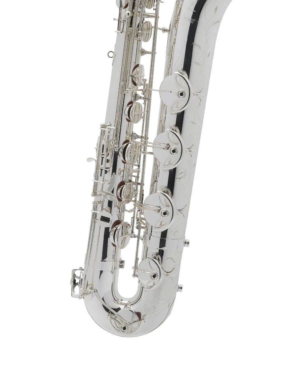 Selmer Paris SA80 Series II Baritone Saxophone - Jubilee - Silver Plated - Image 2