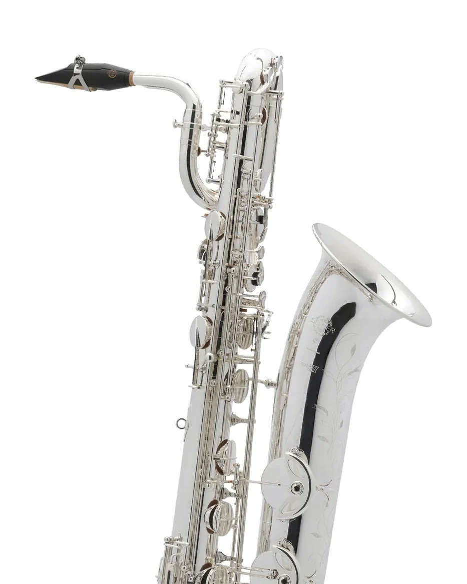 Selmer Paris SA80 Series II Baritone Saxophone - Jubilee - Silver Plated - Image 3