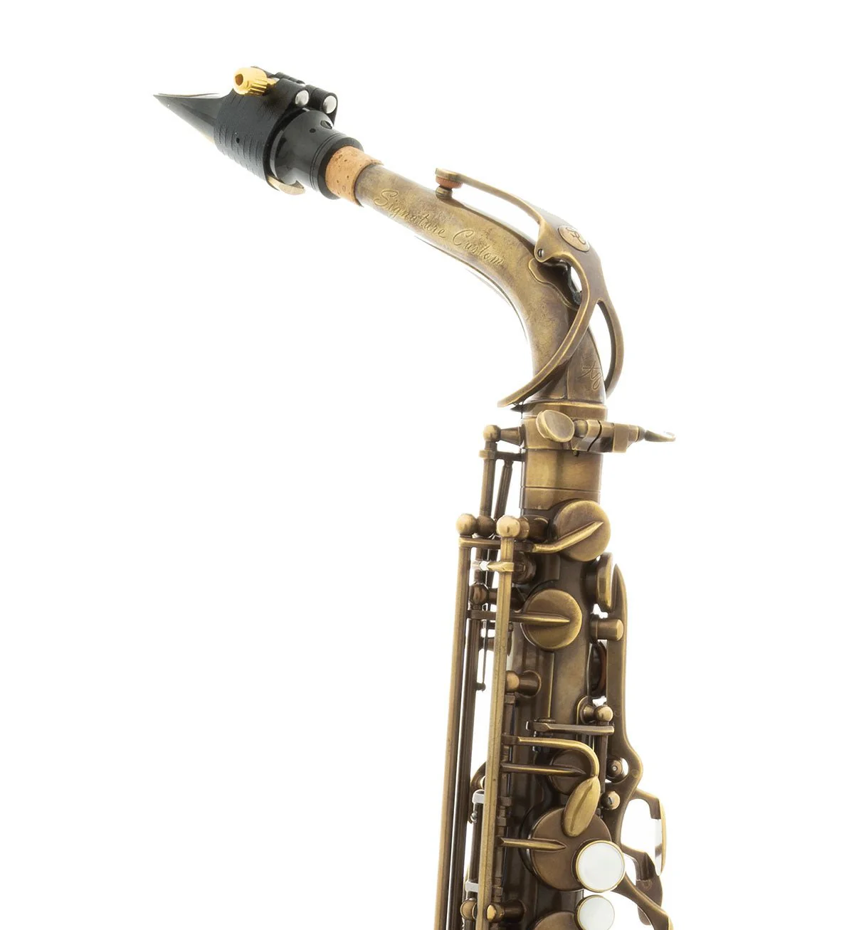 Signature Custom - Alto Saxophone - Unlacquered Raw - Image 3