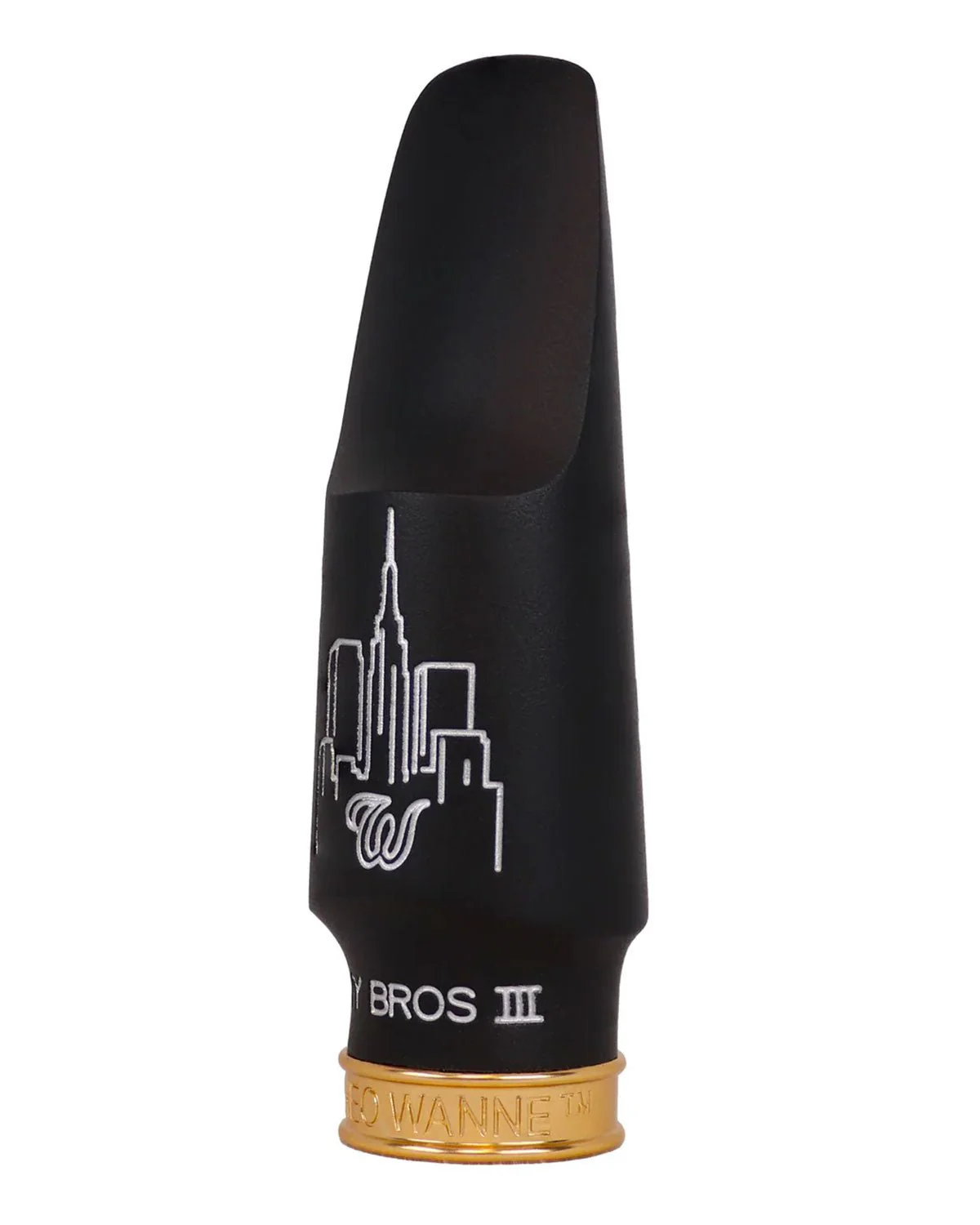 Theo Wanne New York Bros 3 Alto Ebonite Mouthpiece - Image 4