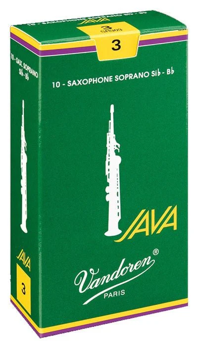 Vandoren Java - Soprano Saxophone Reeds - Box of 10