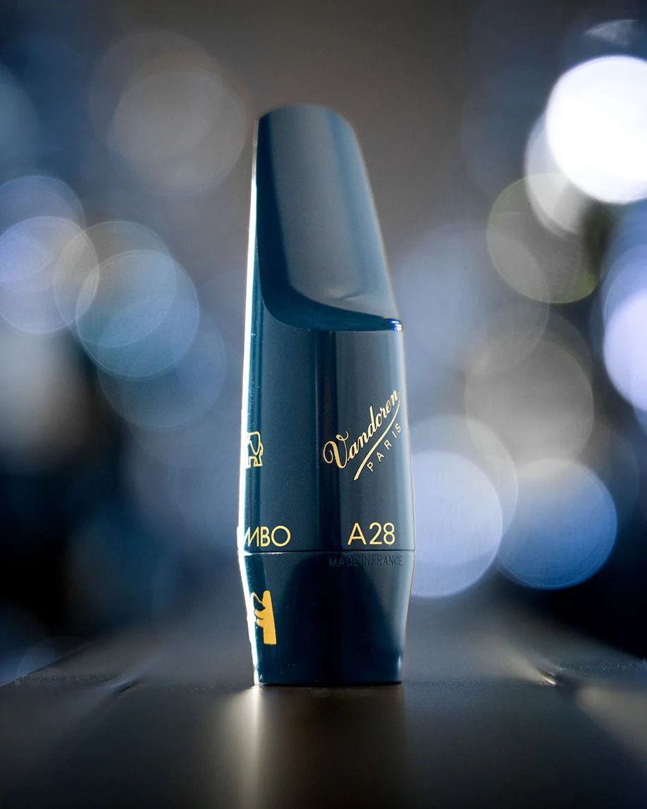 Vandoren Jumbo Java Ebonite - Alto Saxophone Mouthpiece - A28 Blue Edition - Image 2