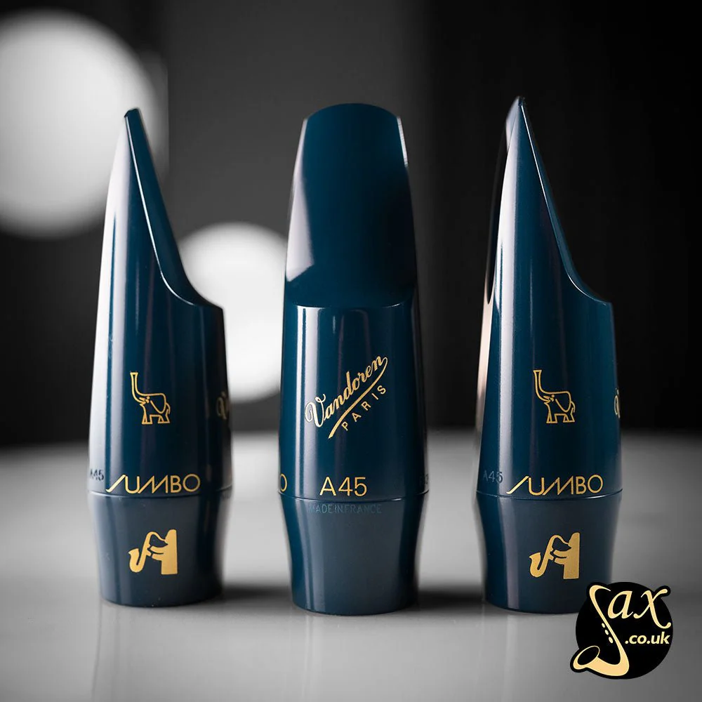 Vandoren Jumbo Java Ebonite - Alto Saxophone Mouthpiece - A45 Blue Edition - Image 4