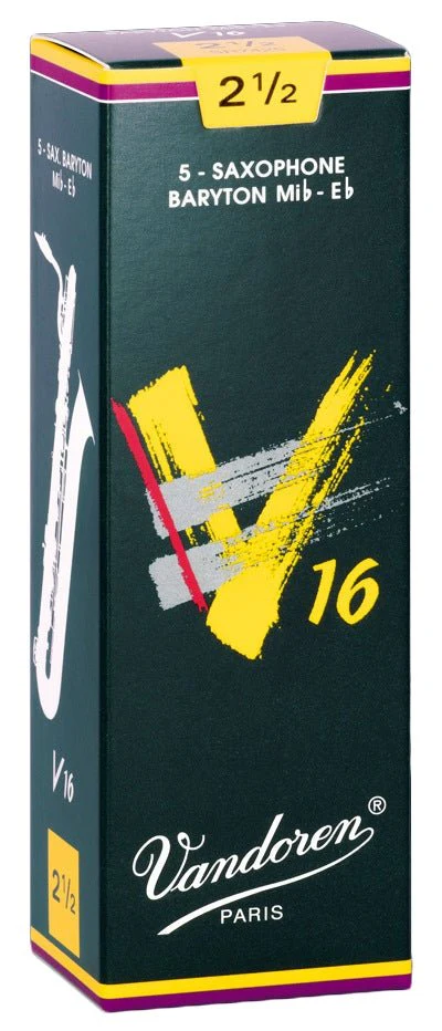 Vandoren V16 - Baritone Saxophone Reeds - Box of 5