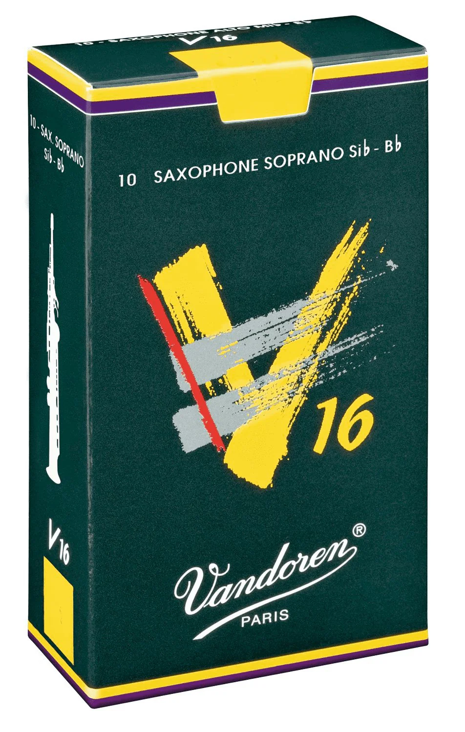 Vandoren V16 - Soprano Saxophone Reeds - Box of 10